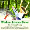 Stream & download Workout Interval Timer: Recurring Gong for the Perfect Training, Yoga, AT, PME, Exercises - Every 15, 20, 30 Sec, 45 Seconds or 1 Minute