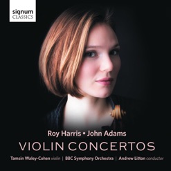 ADAMS HARRIS/VIOLIN CONCERTOS cover art