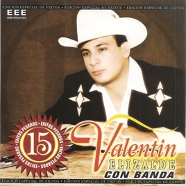 Resultado de imagen para valentin elizalde 15 Exitos Pesados Con Banda