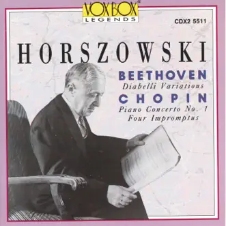 Beethoven: Diabelli Variations - Chopin: Piano Concerto No. 1 & 4 Impromptus by Mieczysław Horszowski, Hans Swarowsky & Vienna Symphony album reviews, ratings, credits