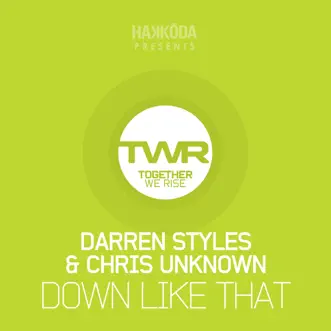 Down Like That by Darren Styles & Chris Unknown song reviws