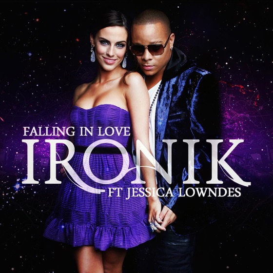 Cover artwork for Falling In Love (feat. Jessica Lowndes)