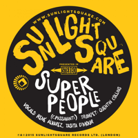 Sunlightsquare - Super People / Papa Was a Rolling Stone - EP artwork
