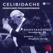 Shostakovich: Symphonies 1 & 9 - Barber: Adagio for Strings artwork