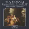 Mozart: Divertimenti, K. 166, 186, K. Anh 226 & 227 album lyrics, reviews, download