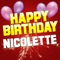 Happy Birthday Nicolette (Electro Version) - White Cats Music lyrics