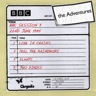 BBC Session 3 (22 June 1985) - EP - The Adventures BBC Session 3 (22 June 1985) - EP - The Adventures
