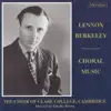 Berkeley: Choral Music album lyrics, reviews, download
