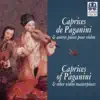 Caprices de Paganini et autres pièces pour violon album lyrics, reviews, download
