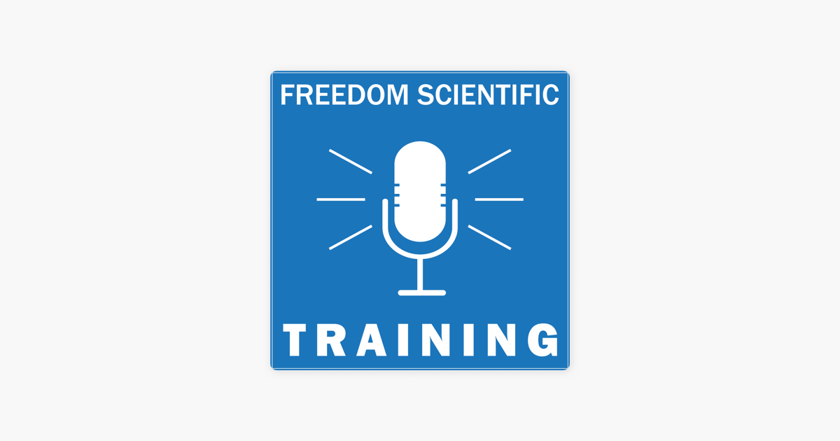 ‎Freedom Scientific Training Podcast JAWS Power Tips Set Teams to