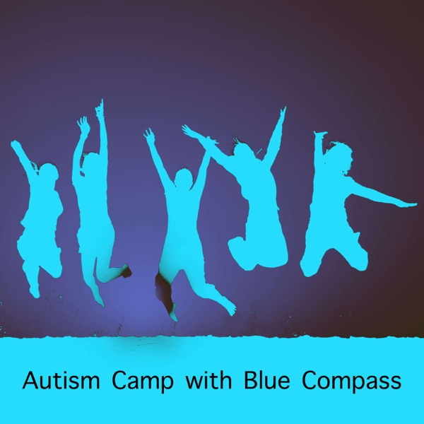 Autism Camp with Blue Compass Artwork