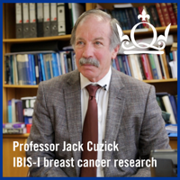Professor Jack Cuzick discusses IBIS-I breast cancer research podcast