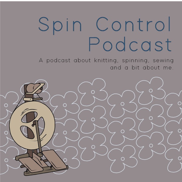Artwork for Spin Control Podcast: a knitting, spinning, and fiber craft podcast.