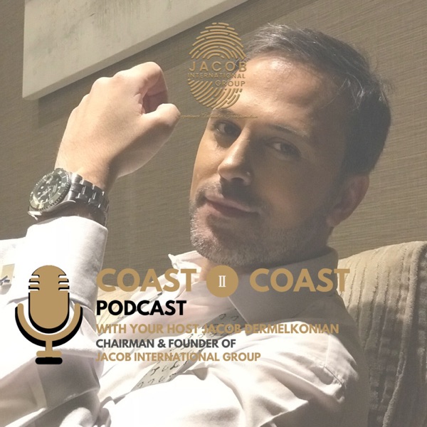 Coast 2 Coast Podcast with Jacob Dermelkonian Artwork