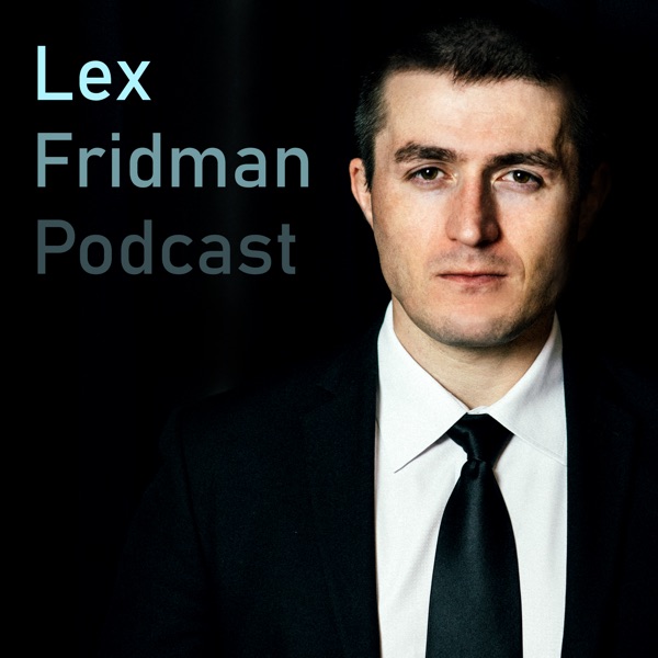 Lex Fridman Podcast banner backdrop