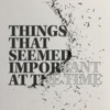 Things That Seemed Important At The Time artwork