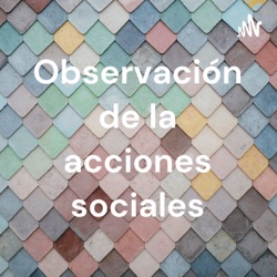 Observación de la acciones sociales