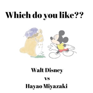 Walt Disney vs Hayao Miyazaki