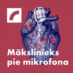 Mākslinieks pie mikrofona