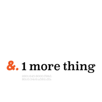 & 1 more thing. podcast