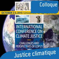 Conférence Justice Climatique International Conférence Climate Justice podcast