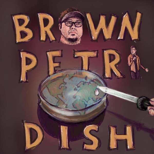 Brown Petri Dish Artwork