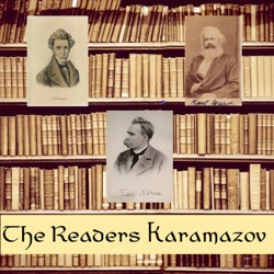 The Readers Karamazov, Podcasters of Pierre Menard, Author of Don Quixote (Jorge Luis Borges‘ ”Pierre Menard, Author of Don Quixote” and ”The Library of Babel”