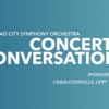 QCSO Concert Conversations  artwork