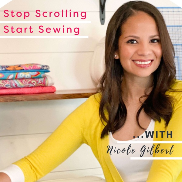 Stop Scrolling, Start Sewing Artwork