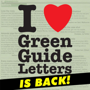I Love Green Guide Letters with Steele Saunders podcast