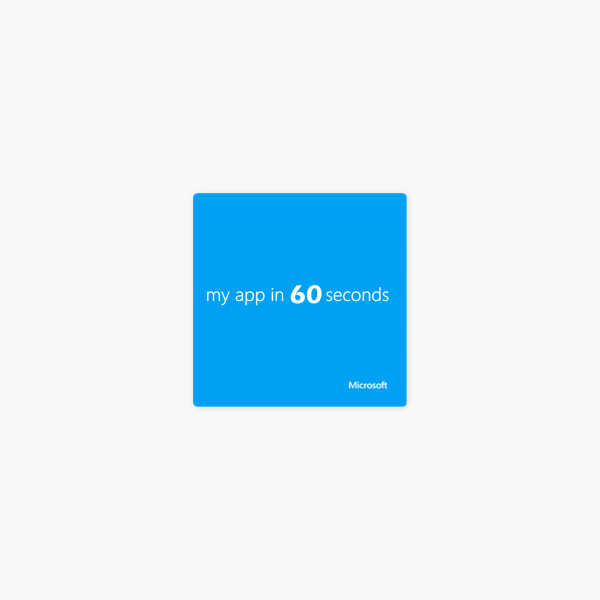 My App In 60 Seconds Hd Channel 9 My App In 60 Seconds - my app in 60 seconds roblox my app in 60 seconds channel 9