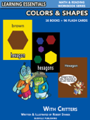 Colors & Shapes Storybooks: 16 Books & 96 Flash Cards with Critters - Robert Stanek