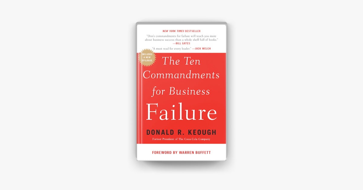 ‎The Ten Commandments for Business Failure on Apple Books