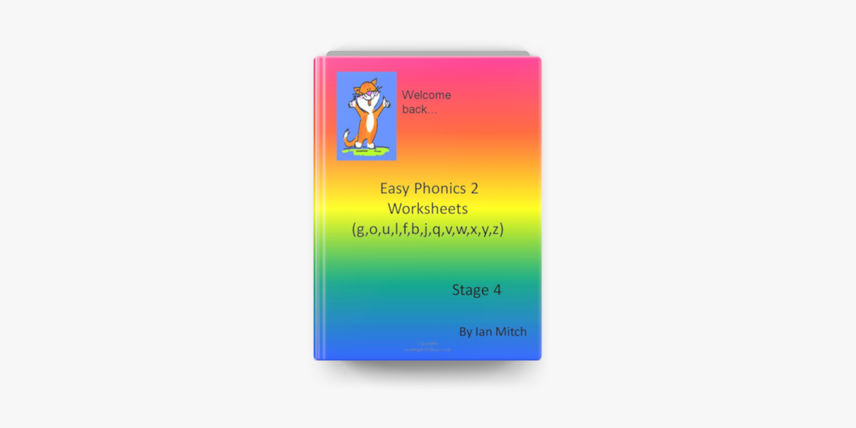 Easy Phonics 2 Worksheets G O U L F B J Q V W X Y Z On Apple Books