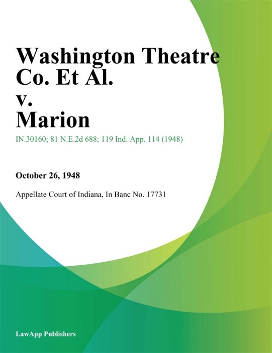 Washington Theatre Co. Et Al. v. Marion