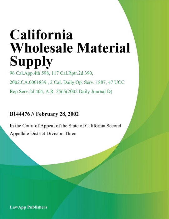 California Wholesale Material Supply