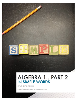 Read & Download Algebra 1 Part 2 Book by Chris Woods Online