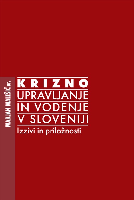 Krizno upravljanje in vodenje v Sloveniji