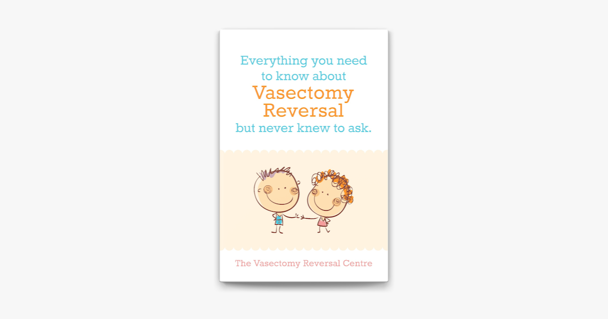 ‎vasectomy Reversal All You Need To Know în Apple Books 