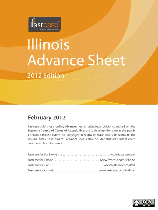 Illinois Advance Sheet February 2012