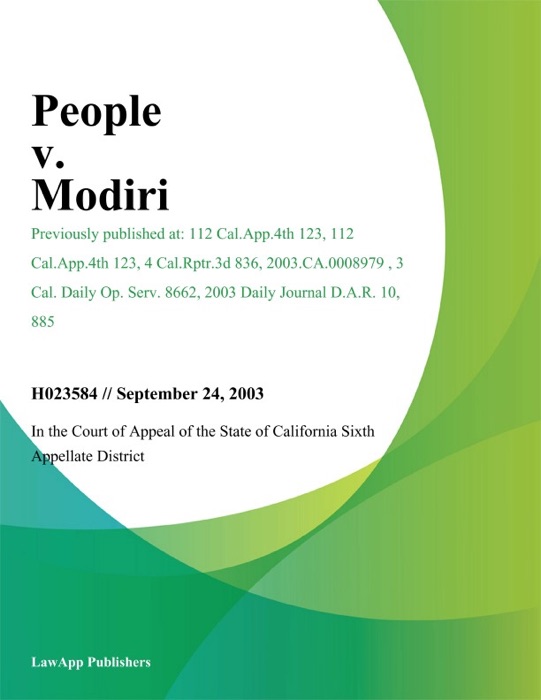 People v. Modiri