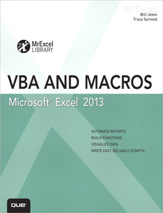 Excel 2013 VBA and Macros