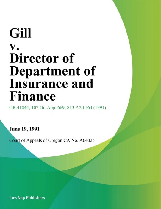 Gill v. Director of Department of Insurance and Finance