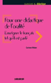 Book's Cover of Pour une didactique de l'oralité - Ebook