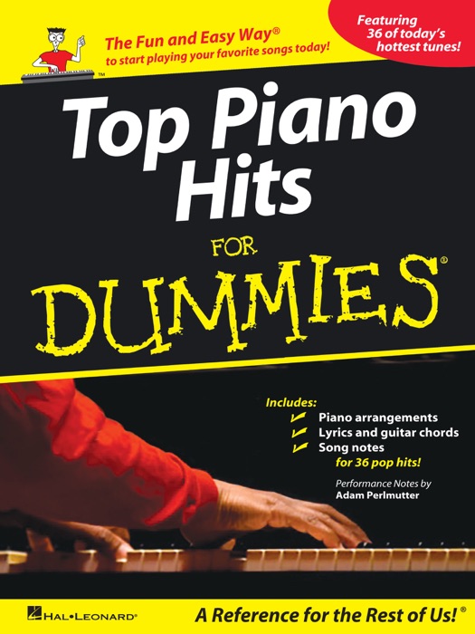 Top Piano Hits for Dummies Songbook