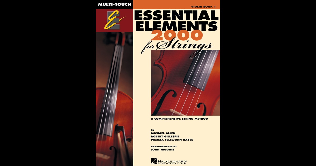 Essential Elements 2000 For Strings - Book 1 For Violin (Textbook) By ...