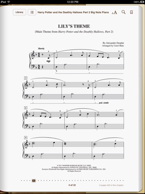 ‎sheet music for harry potter and the deathly hallows