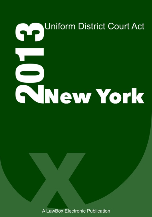 New York Uniform District Court Act, 2013
