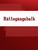 Rättegångsbalk - Konungariket Sverige