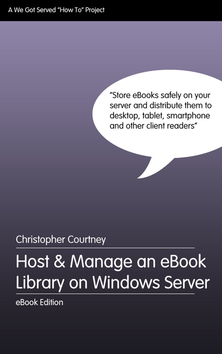 Host and Manage an e-Book Library on Windows Server